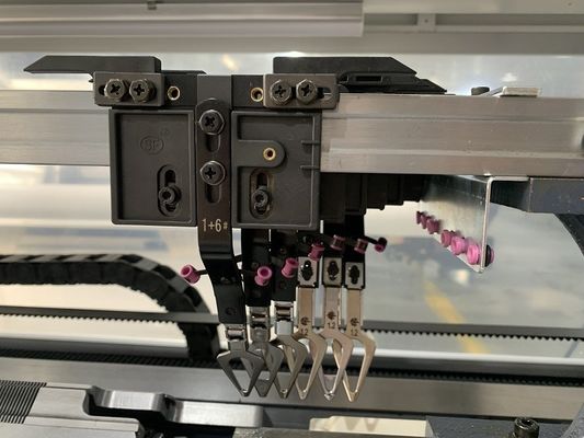 Macchine a maglia piatta computerizzata a doppio sistema per maglioni completamente jacquard