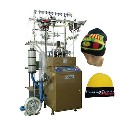 Macchina avanzata per la fabbricazione di cappelli per sciarpe Jacquard a servomotore