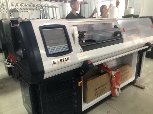 Macchina per la maglieria a maglia Jacquard ad alta velocità per la maglieria piatta senza cucitura