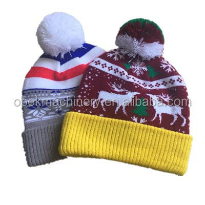 600pcs/day Football Fan Scarf Knitting Machine con velocità di produzione veloce