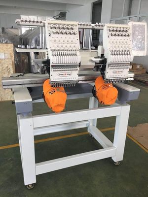 KOBAN Rotary Hook High Speed 2 Double Heads Computerized Embroidery Machine per il ricamo piatto su cappelli