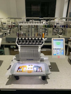 Fabricazione di macchine per ricamo a testa singola da 300 W con alimentazione universale integrata