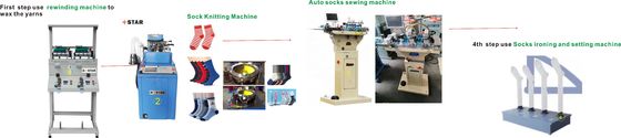GS297 Calze e dita Chiudendo la macchina da maglieria con potenza di 250W e certificazione CE ISO9001