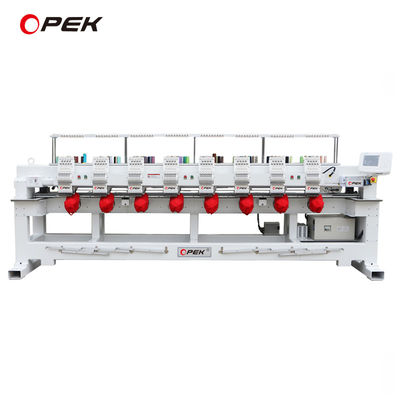 ISO/CE Certificato Opek 8 Teste 12/15 Aghi Industrial Computer 400*500mm Flat Embroidery Machine
