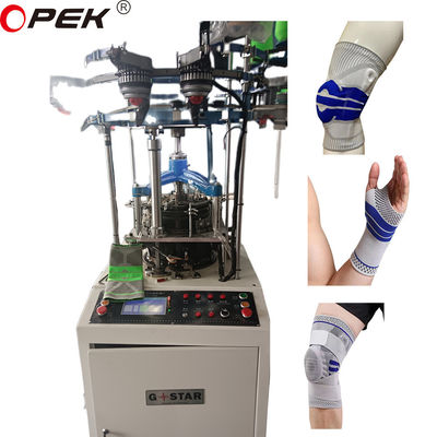 Dispositivo standardizzato Auto Oil Bracer Knee Support Kneecap Knitting Machine per anni di garanzia