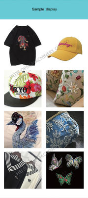 6 Teste per la ricamazione con nastro per abiti e cappelli Soluzione di ricamazione versatile