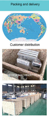 Velocità massima 850RPM/1000RPM/1200RPM Macchina di ricamo multi-testa per ricamo preciso