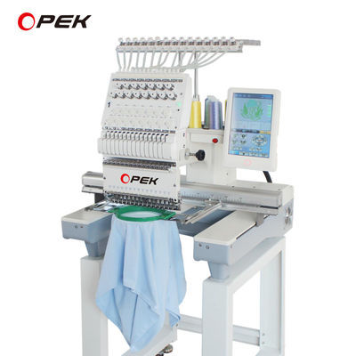 OPEK Digital Computerized Single Head Cap Garment Flat Embroidery Machine per la casa 350W