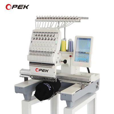 OPEK Digital Computerized Single Head Cap Garment Flat Embroidery Machine per la casa 350W
