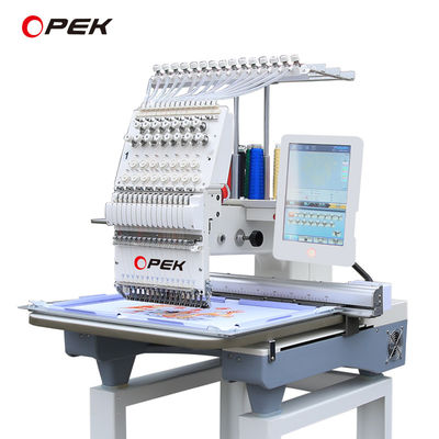 OPEK Digital Computerized Single Head Cap Garment Flat Embroidery Machine per la casa 350W