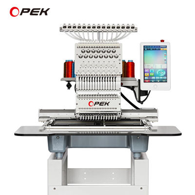 T-shirt con cappello piatto precisione Macchina di ricamo computerizzata per la T-shirt OPEK Indumento