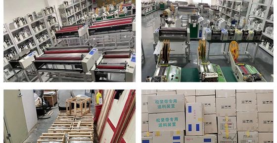 Tipo di taglio Operatore automatico Macchina di taglio di tessuti a maglia per cappelli a nastro 0,9 Kw