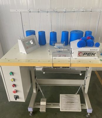 2022 Pompom Hat Machine con stile di maglieria piatta e funzione di annodamento ausiliaria facile