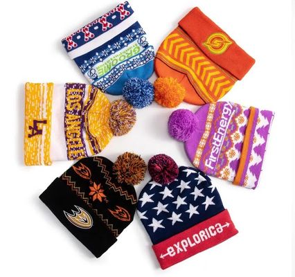 Sistema doppio 8GG OPEK365 Macchina di maglieria per cappelli e sciarpe Jacquard Beanie