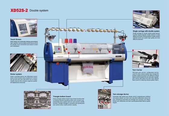 1.2m/S Flat Knitting Machine Sinker Double Knitting per un funzionamento regolare