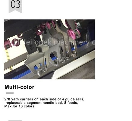 1.2m/S Flat Knitting Machine Sinker Double Knitting per un funzionamento regolare