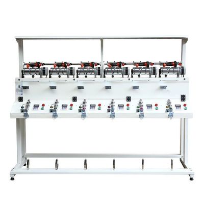 1000RPM/min Velocità di maglieria Sei teste Tessile Filato avvolgimento macchina per un'operazione facile