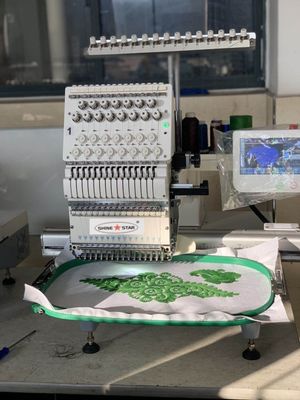 Macchina di ricamo a cappello OPEK T-shirt cappello a testa singola piatto ad alta velocità computerizzato