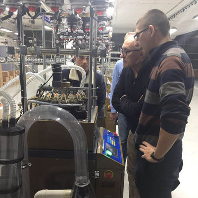 Macchine per la maglieria circolare di piccolo diametro 7G-14G calibro 600/mese Completamente automatizzate