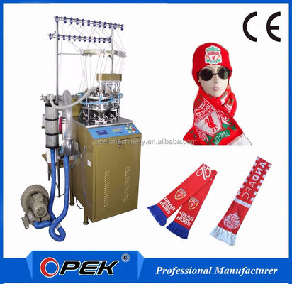 9 pollici larghezza di maglieria OPEK Sciarpa Tassel Fringe Making Machine per la produzione di sciarpe