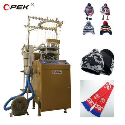50*60*50 Opek Automatic Pompom Beanie Hat Making Machine 600 pezzi al giorno