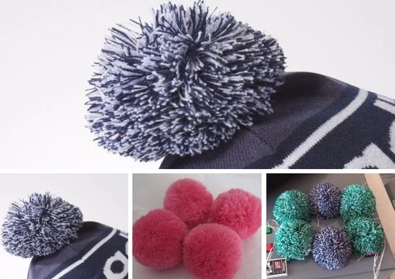 Macchina da cucire Pompon Tassel professionale per la maglieria Larghezza 1,5-15cm e peso 55kg